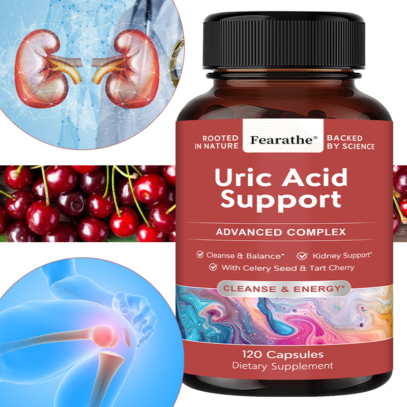 Green Herbal Wellness - Capsule di Supporto per l'Acido Urico
