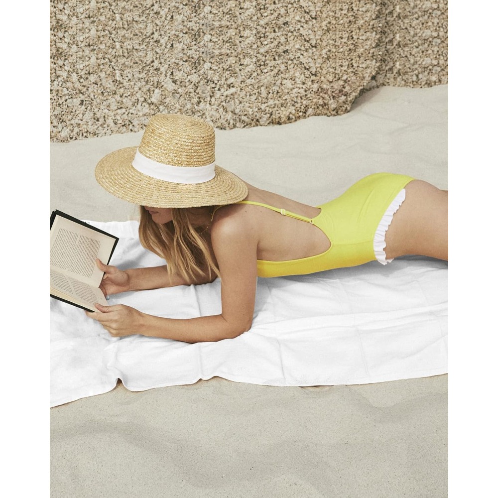 Asciugamano da spiaggia bianco - Herbal Yoga recensione e prezzo