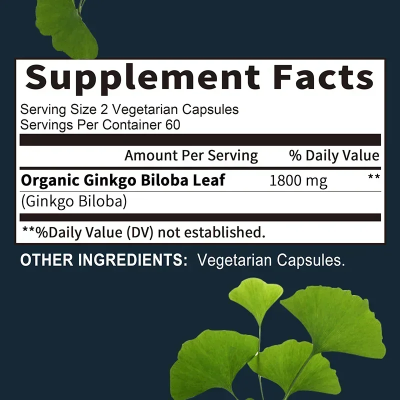 Integratore di Ginkgo Biloba:  - Ginkgo Biloba Extract recensione e prezzo