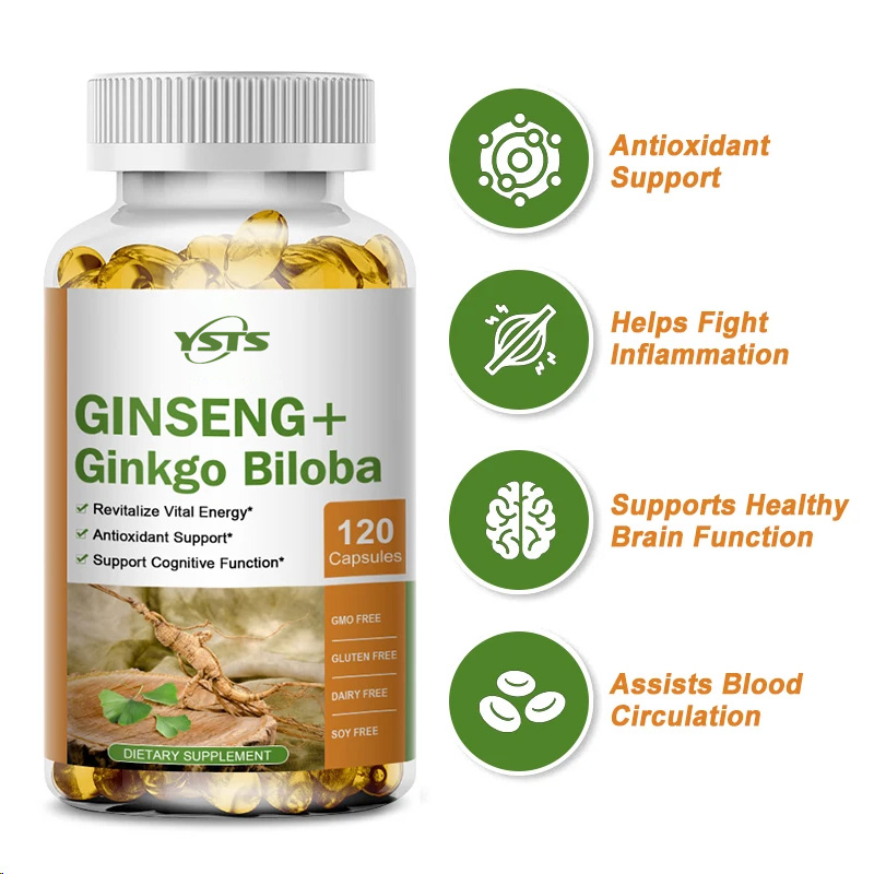 Capsule di Ginseng + Ginkgo Bi - Ginkgo Biloba Extract recensione e prezzo