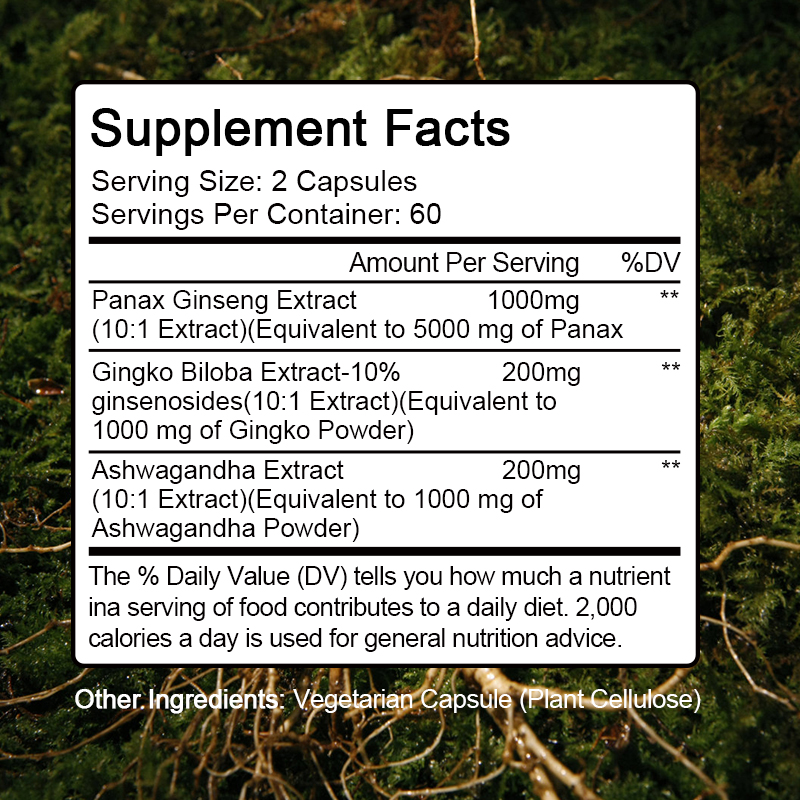 Capsule di Ginseng + Ginkgo Bi - Ginkgo Biloba Extract recensione e prezzo
